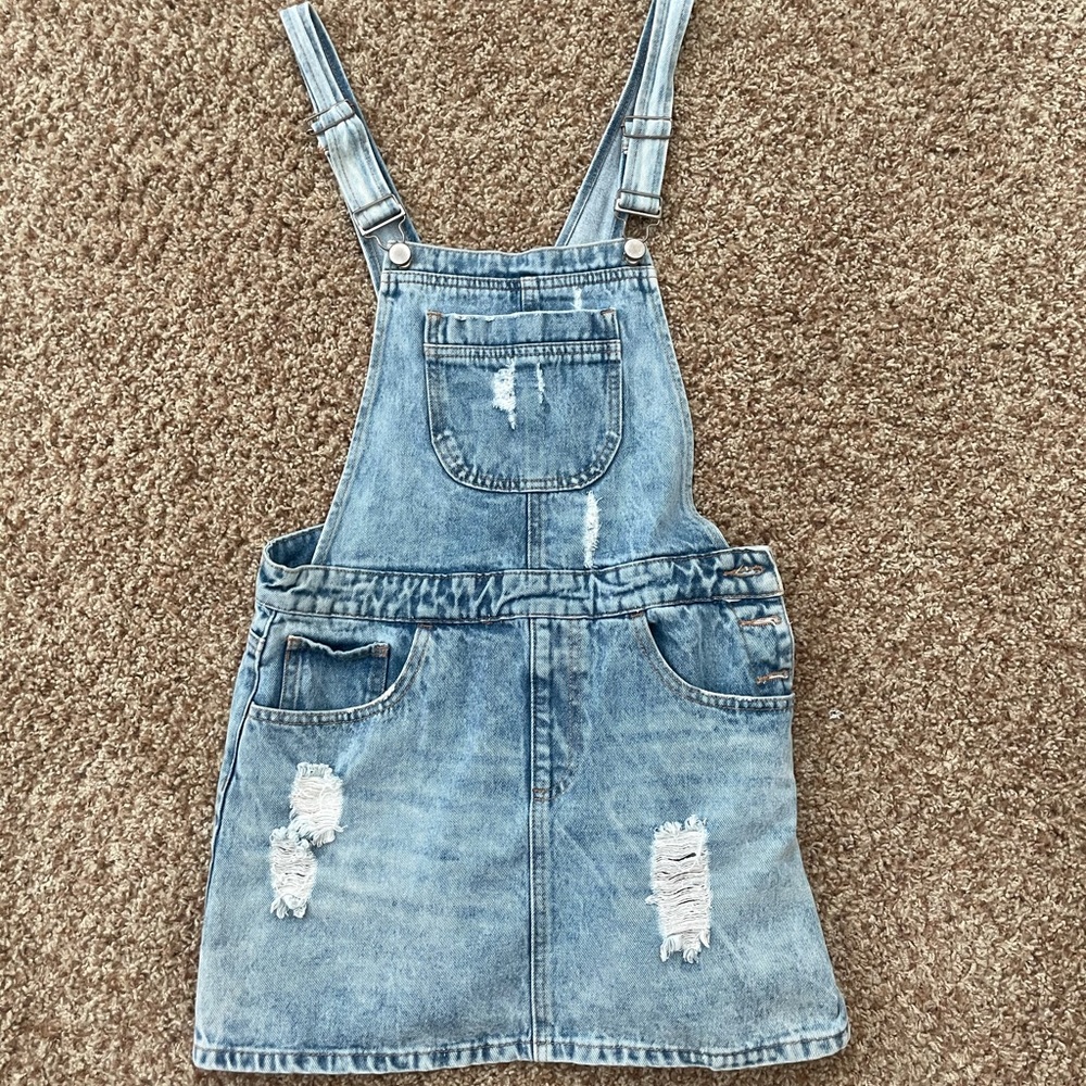 Denim Overall Dress